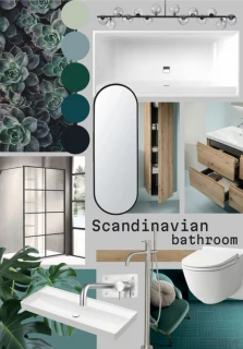 Skandináv fürdőszoba