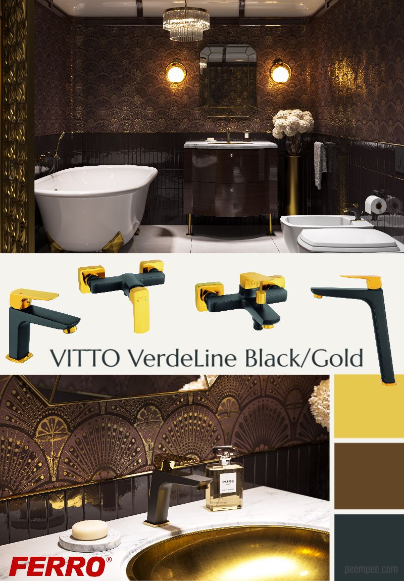 Ferro - VITTO VerdeLine Black/Gold